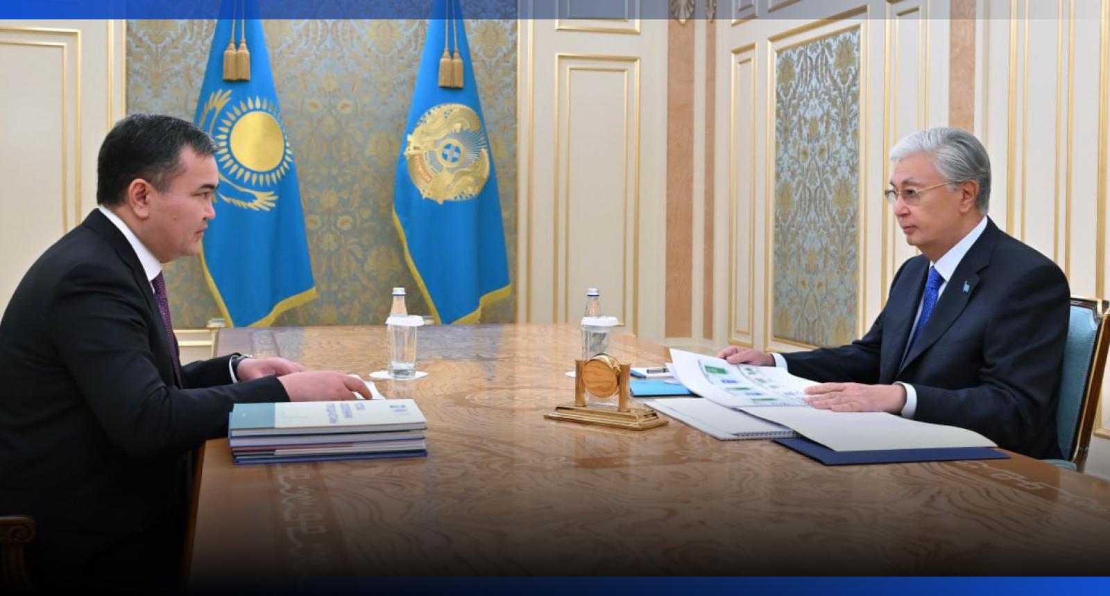 Image for Аким Астаны Женис Касымбек отчитался перед Президентом